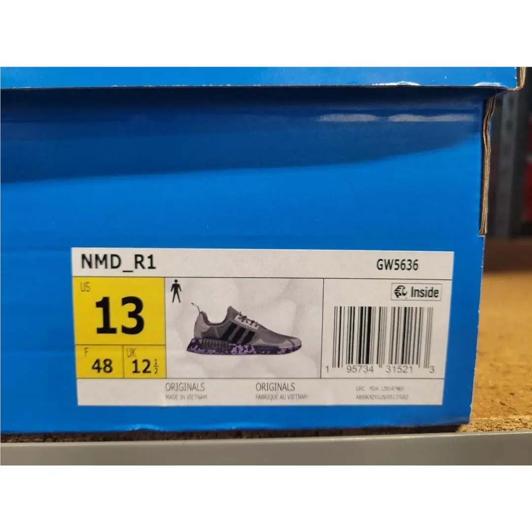 Adidas shoes - adidas NMD R1 - NMD - GW5636 - Grey Purple Rush 4