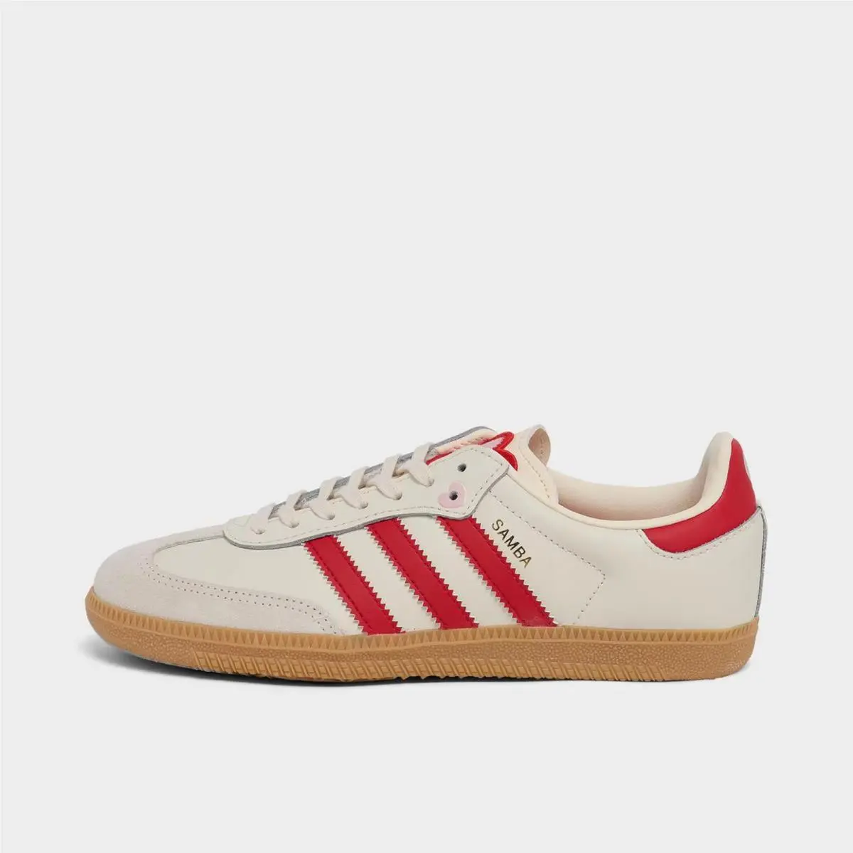 GS Adidas Originals Samba OG Cream White/better Scarlet/gum KI6679 250