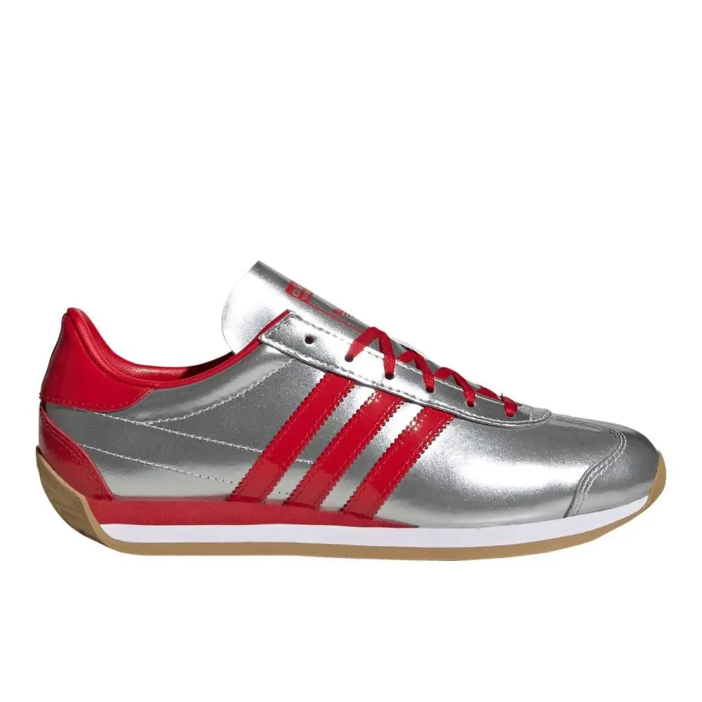 Adidas Country Og Lace Up Womens Silver Sneakers Casual Shoes JP8804