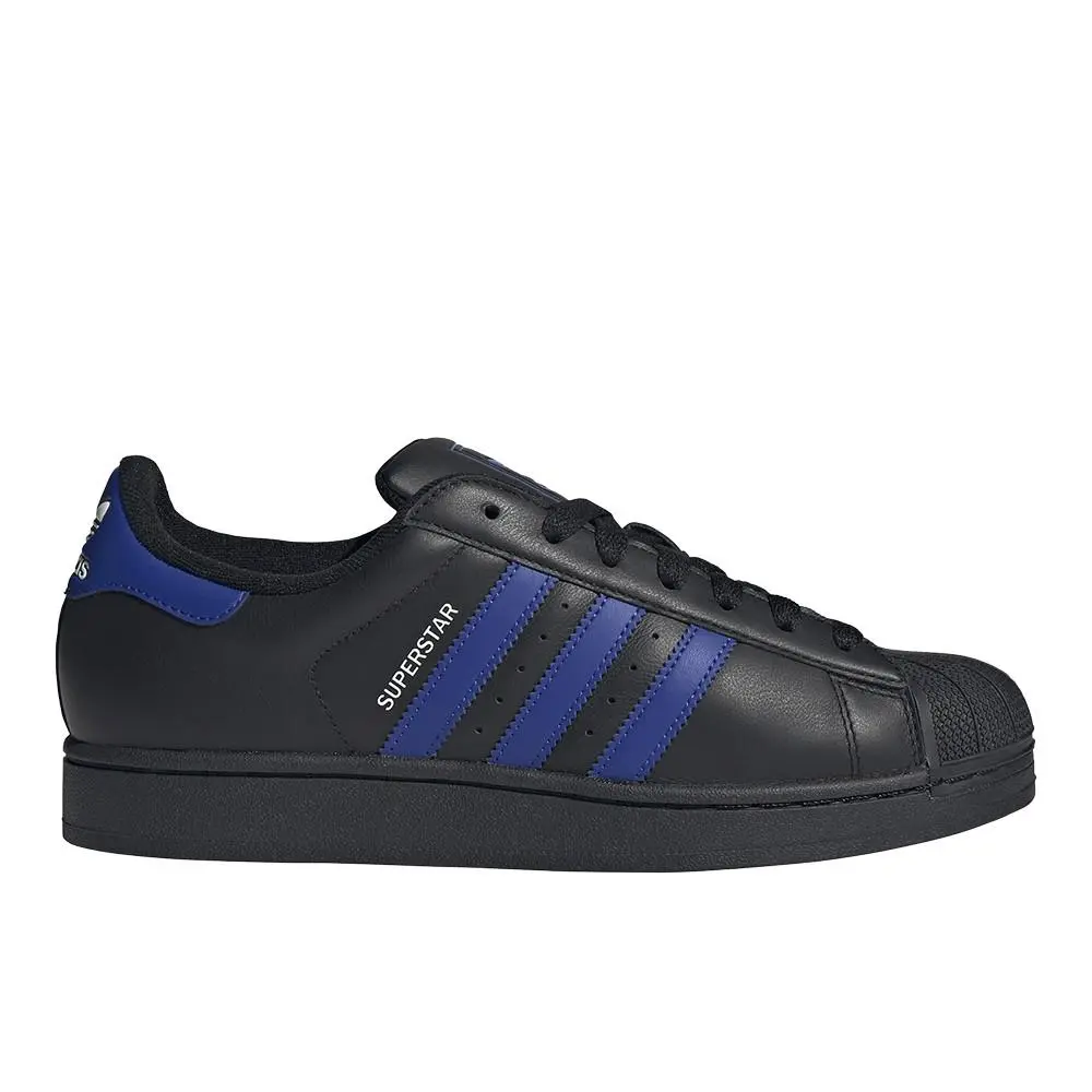 Adidas Superstar Ii Lace Up Mens Black Sneakers Casual Shoes JR1632