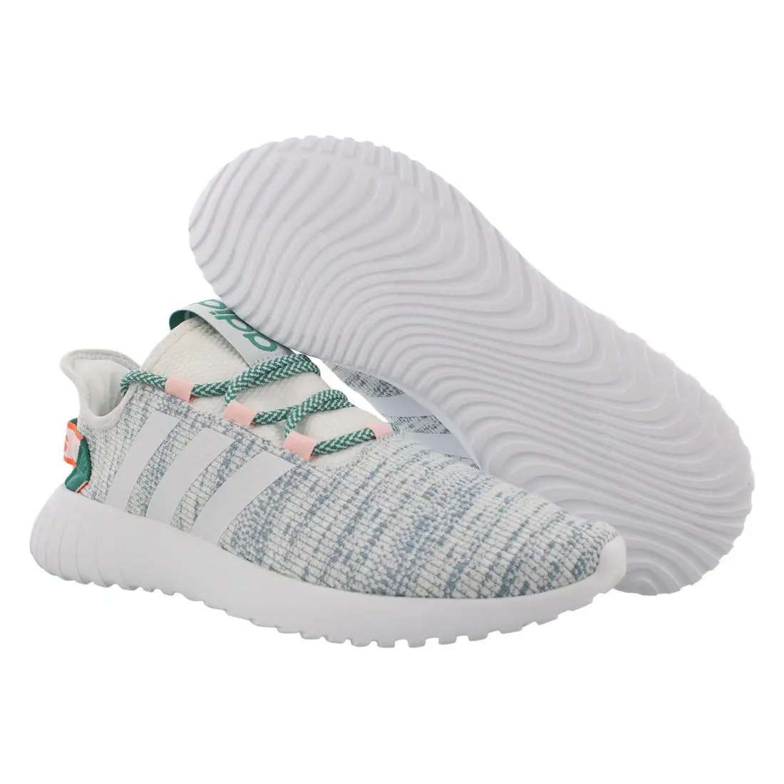 Adidas Kaptir X Womens Shoes - White/Grey Snowflake/Dark Green/Orange, Main: White