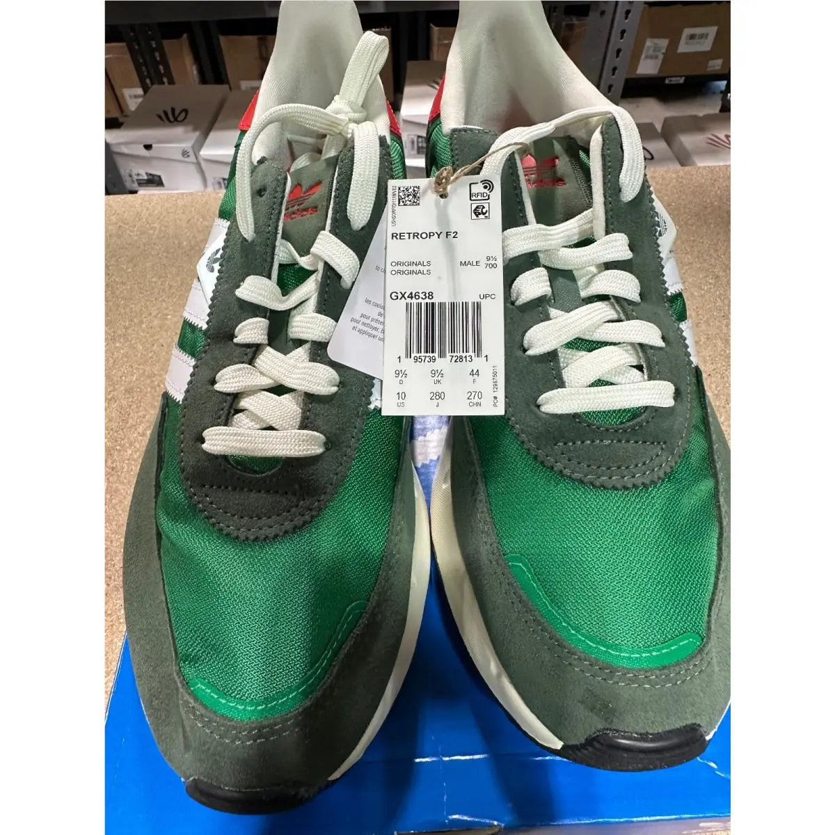 Adidas shoes - adidas Retropy F2 - Retropy - Green 4
