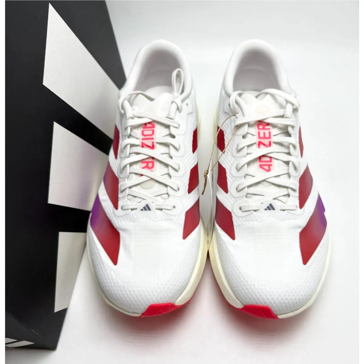 Adidas shoes - Adizero EVO SL Woven M - KI2823 - White / Lucid Red 0