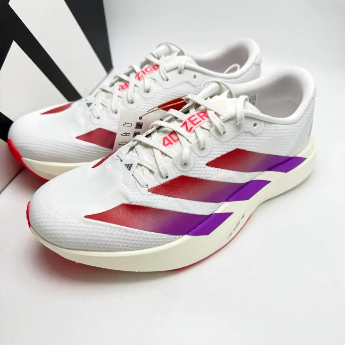 Adidas shoes - Adizero EVO SL Woven M - KI2823 - White / Lucid Red 6
