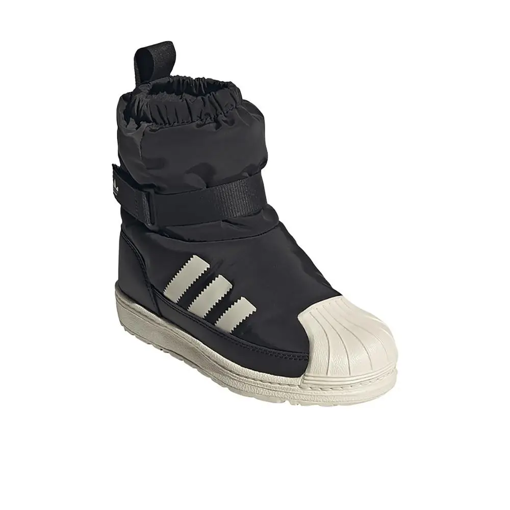 Adidas shoes - adidas Superstar 360 Winterized Round Toe Pull On  Toddler - JQ7949 - Black 8
