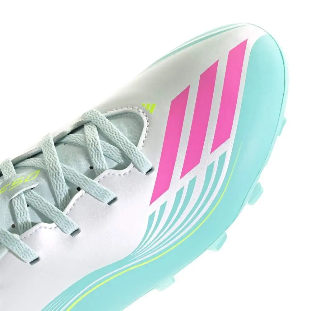 Adidas shoes - adidas F50 Messi Club Firm GroundMulti Ground Soccer Cleats - JQ0946 - Pink, White 5