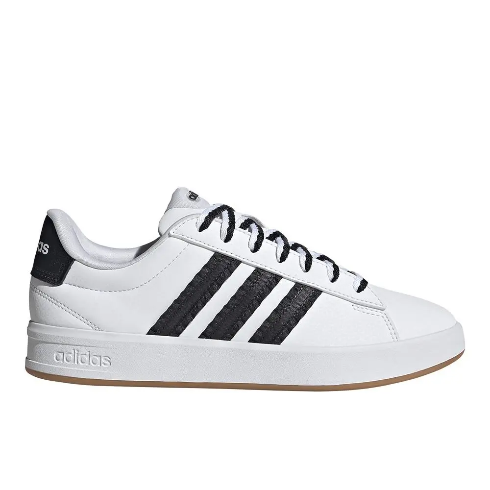 Adidas Grand Court 3.0 Lace Up Womens White Sneakers Casual Shoes IH3919