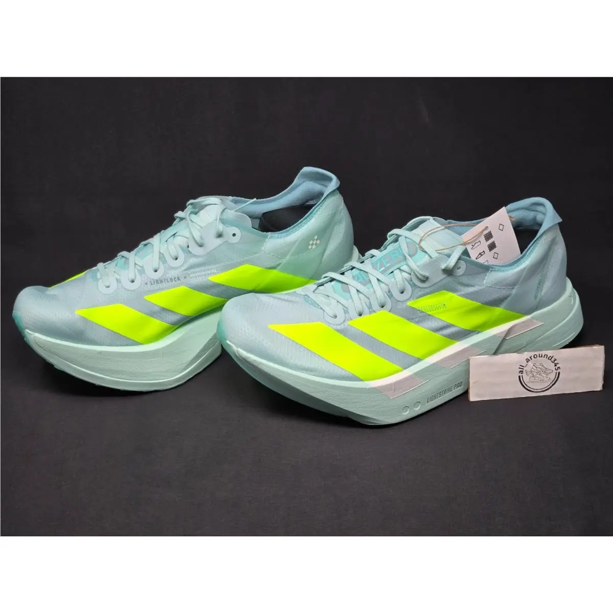 Adidas Adizero Adios Pro 4 Aqua Lemon Mens Multi Size Shoes JR1243 Nby