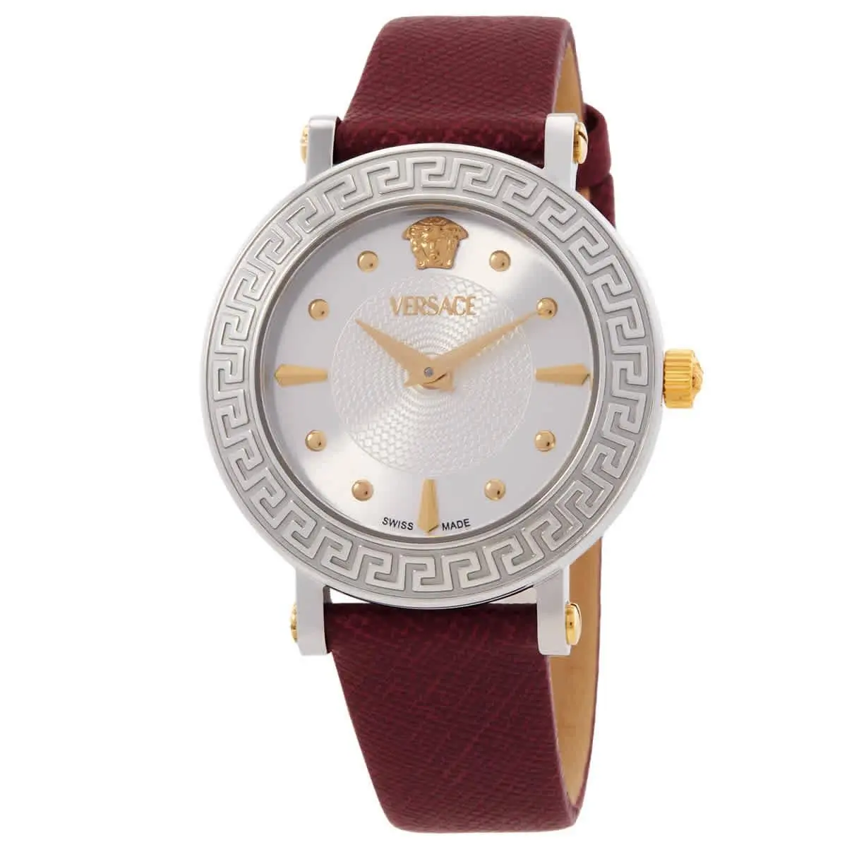 Versace VE9C00124 Greca Sphere Silver Dial 35 mm Women`s Watch