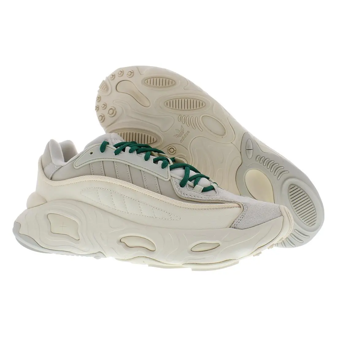 Adidas shoes - Aluminium/Ecru Tint/Lush Green, Main: Beige 1