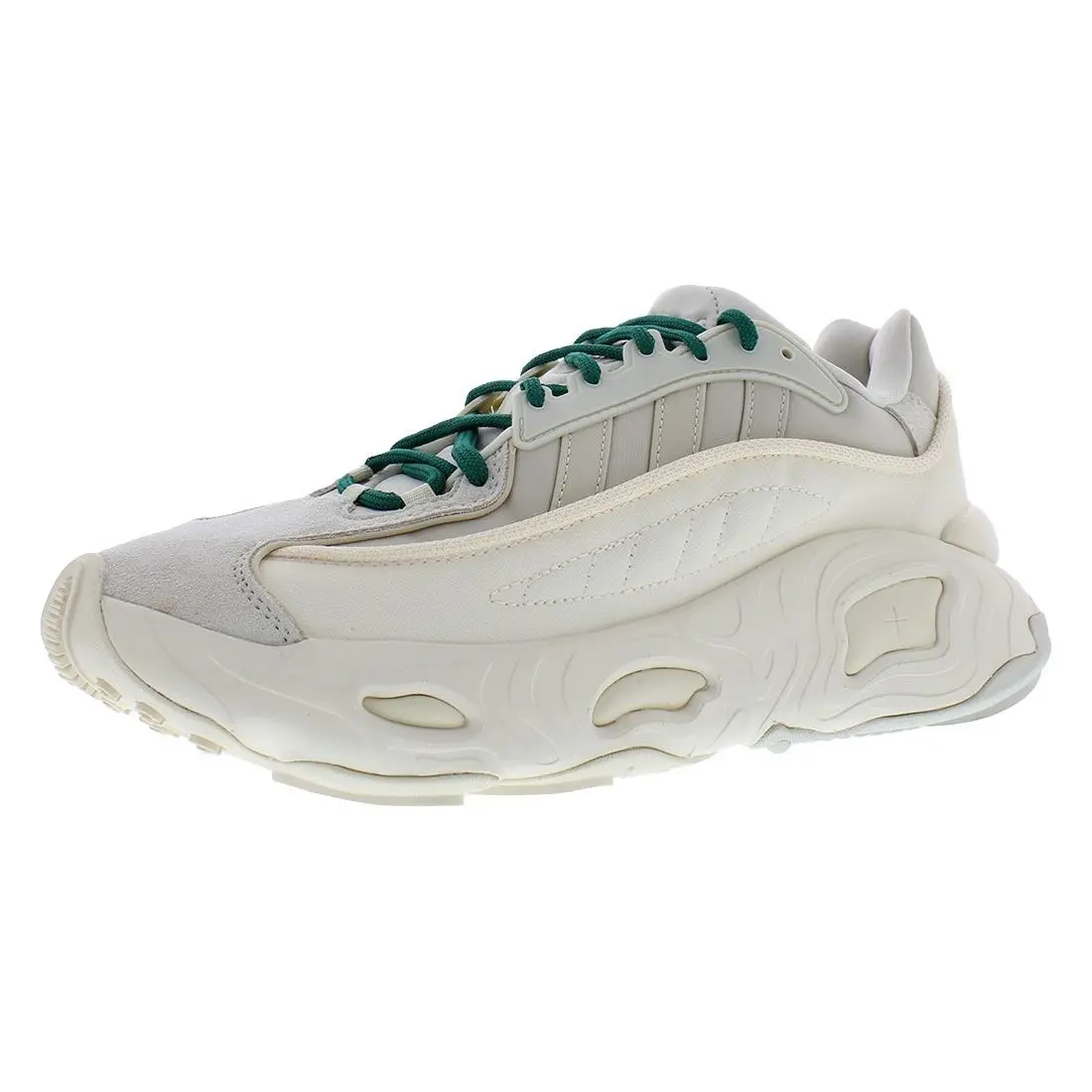 Adidas shoes - Aluminium/Ecru Tint/Lush Green, Main: Beige 2