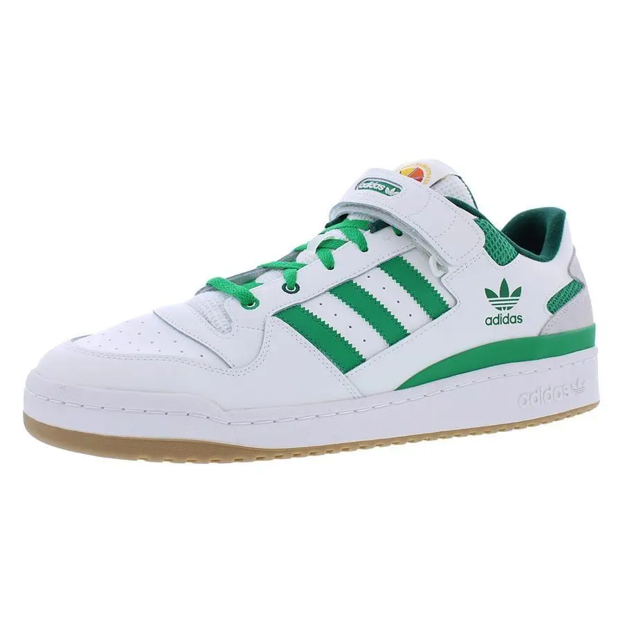 Adidas shoes - Cloud White/Green/Gum, Main: White 3