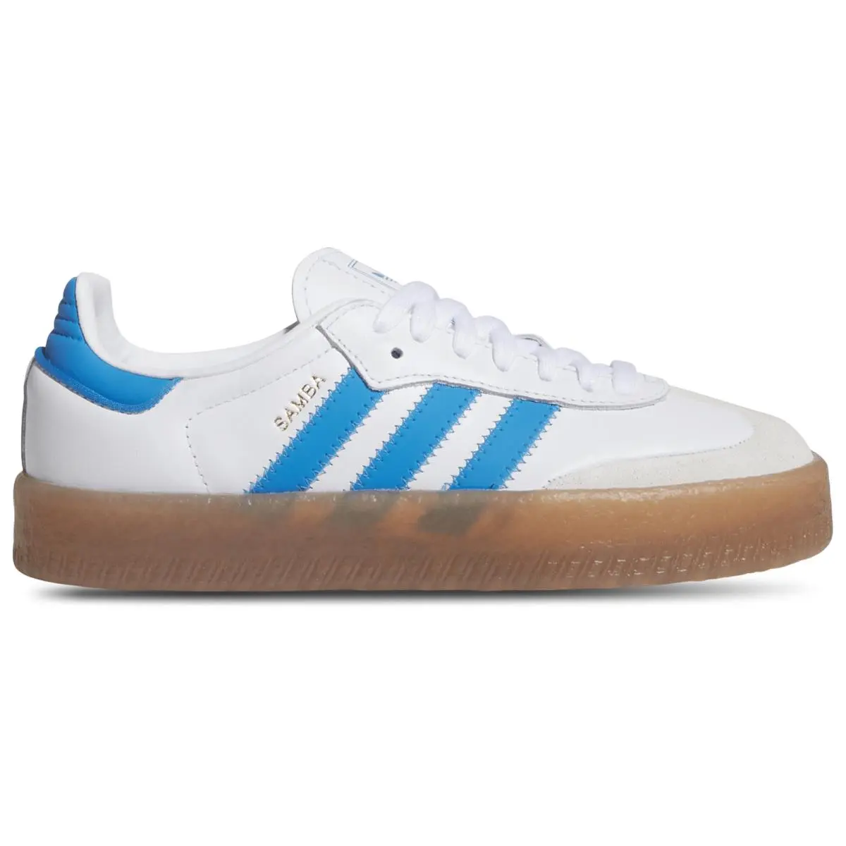 Adidas shoes - Cloud White/Bright Blue/Gold Metallic 4