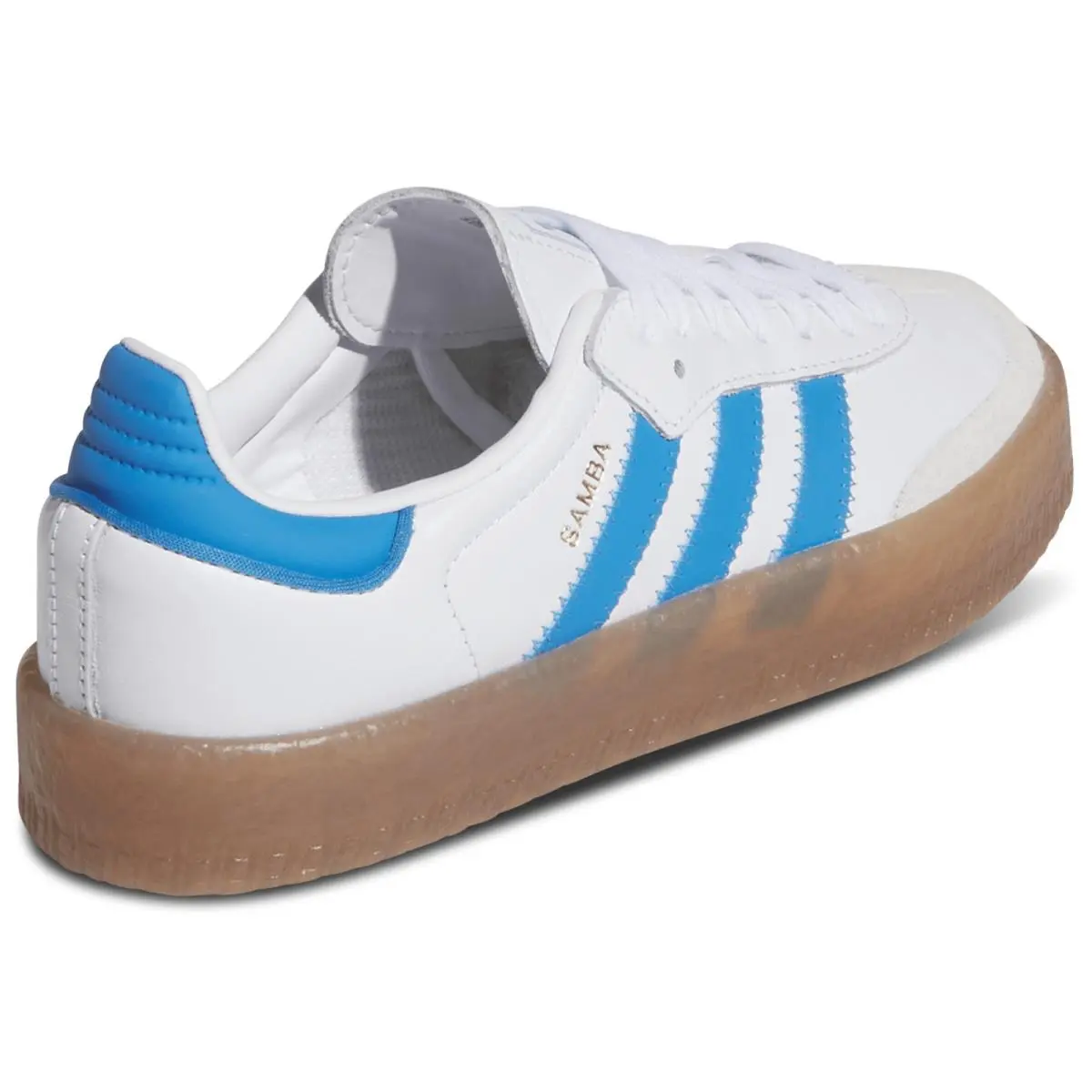 Adidas shoes - Cloud White/Bright Blue/Gold Metallic 6