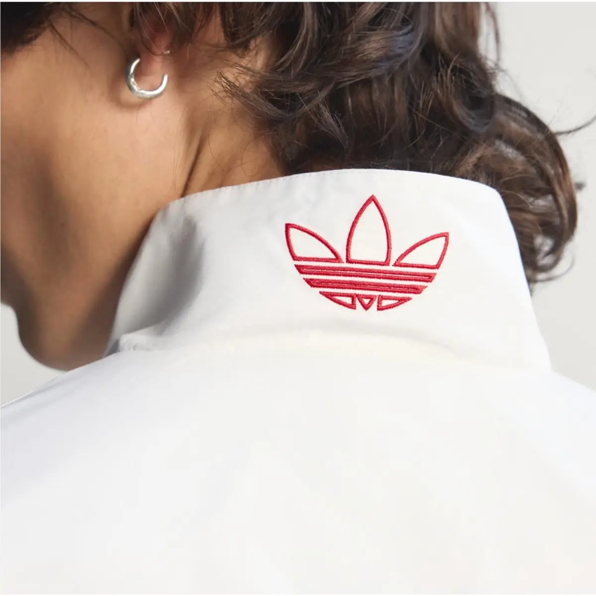 Adidas clothing - adidas Originals Graphic Woven Track Top - KC5442 - White 1