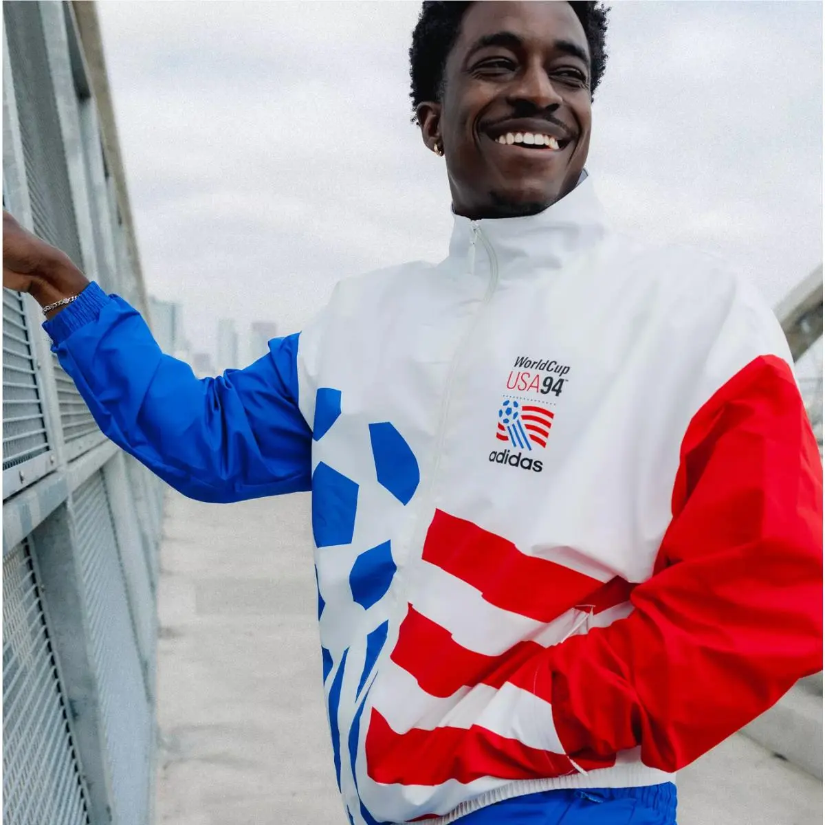 Adidas clothing - adidas Originals Graphic Woven Track Top - KC5442 - White 10