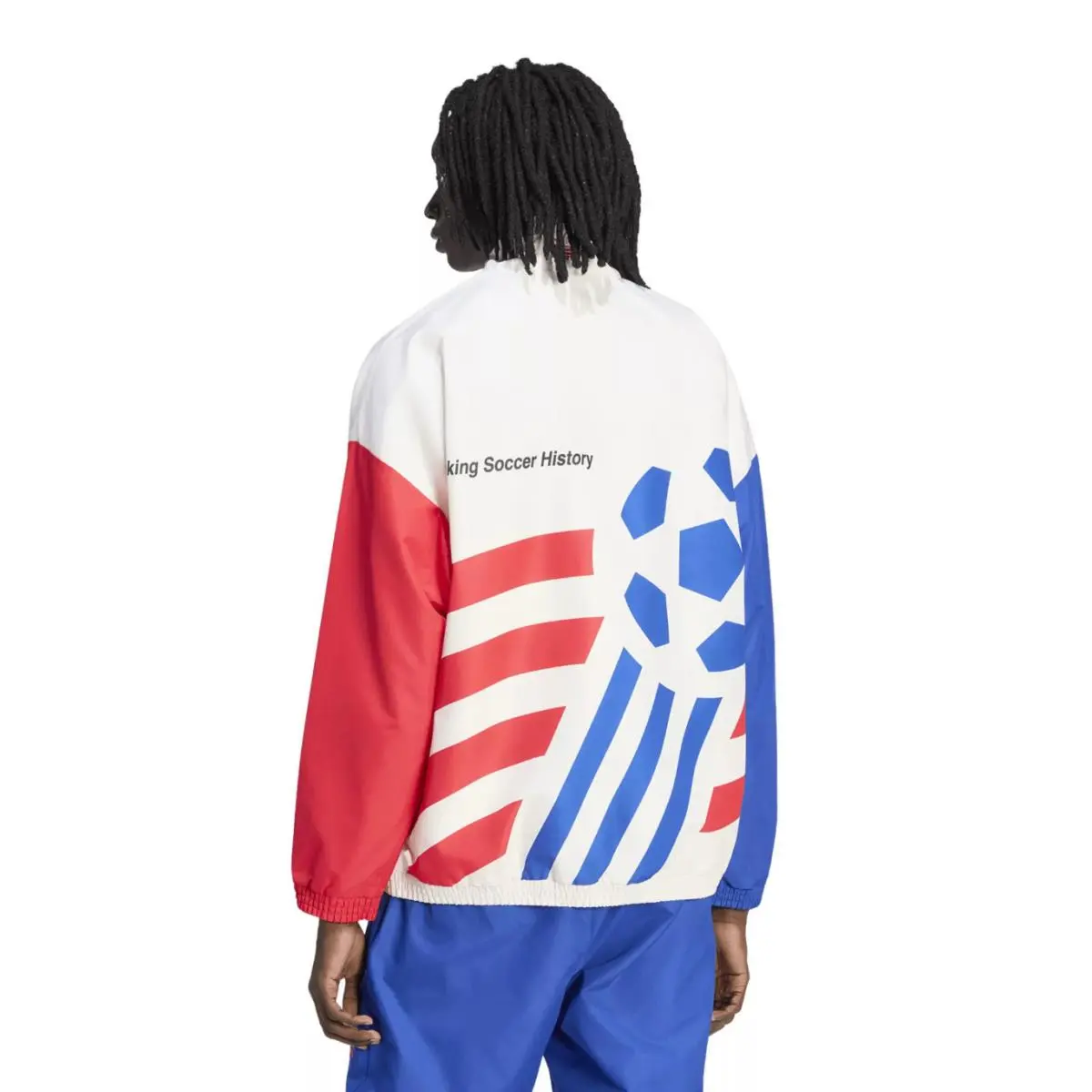 Adidas clothing - adidas Originals Graphic Woven Track Top - KC5442 - White 9