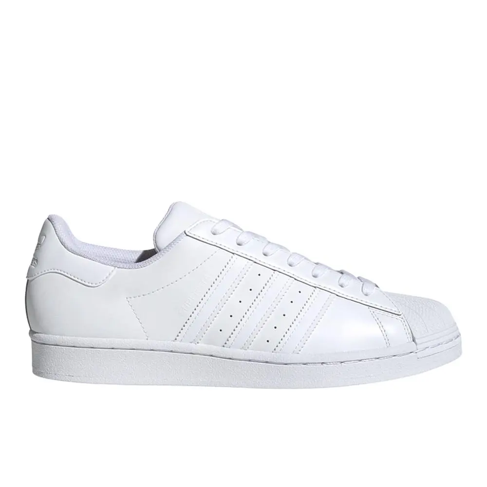 Adidas Superstar Lace Up Mens White Sneakers Casual Shoes EG4960