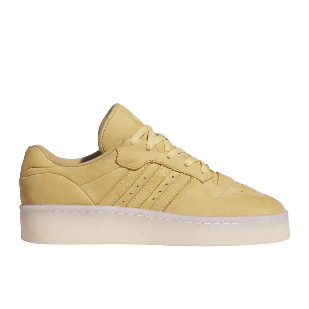 Adidas Rivalry Lux Low Lace Up Mens Yellow Sneakers Casual Shoes JH7973
