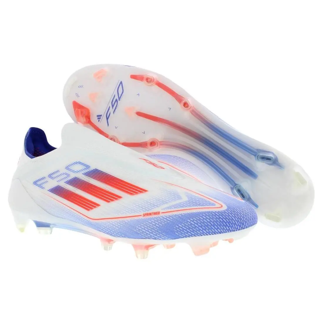 Adidas shoes - White/Blue/Orange, Main: White 3