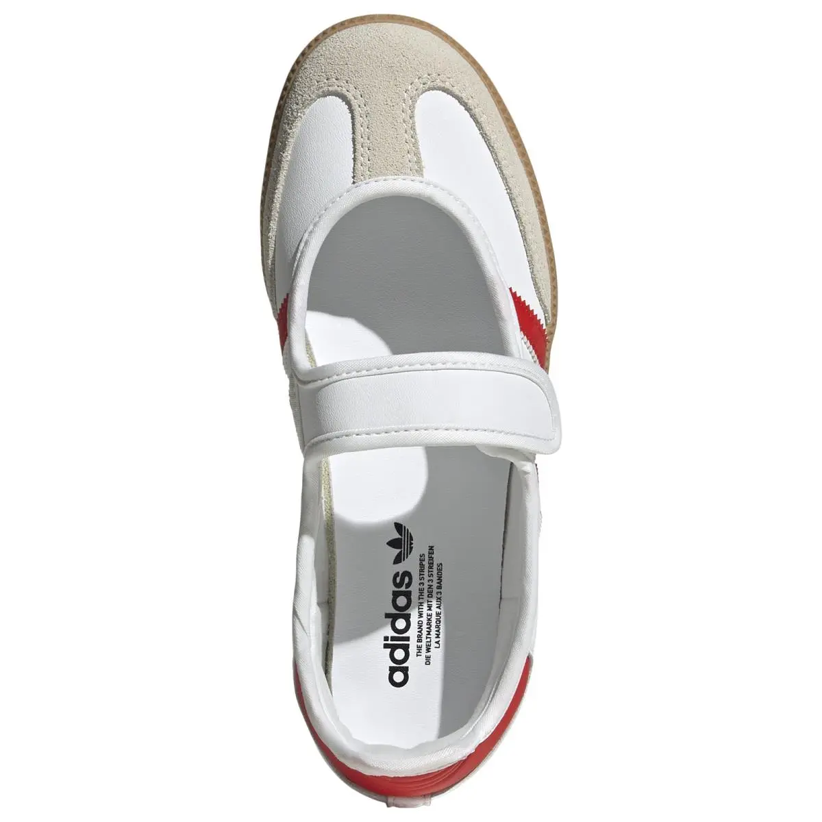 Adidas shoes - Cloud White/Red/Gum 2