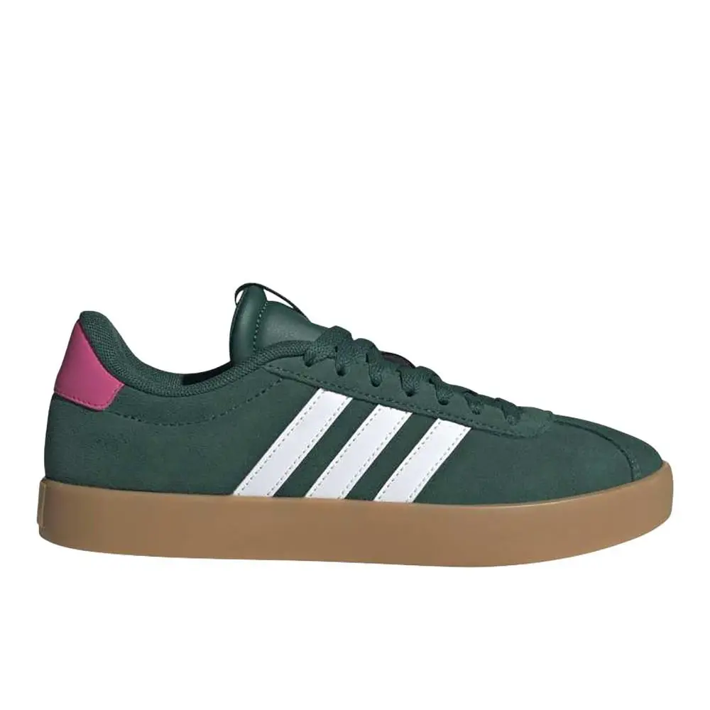 Adidas Vl Court 3.0 Lace Up Womens Green Sneakers Casual Shoes JP7538