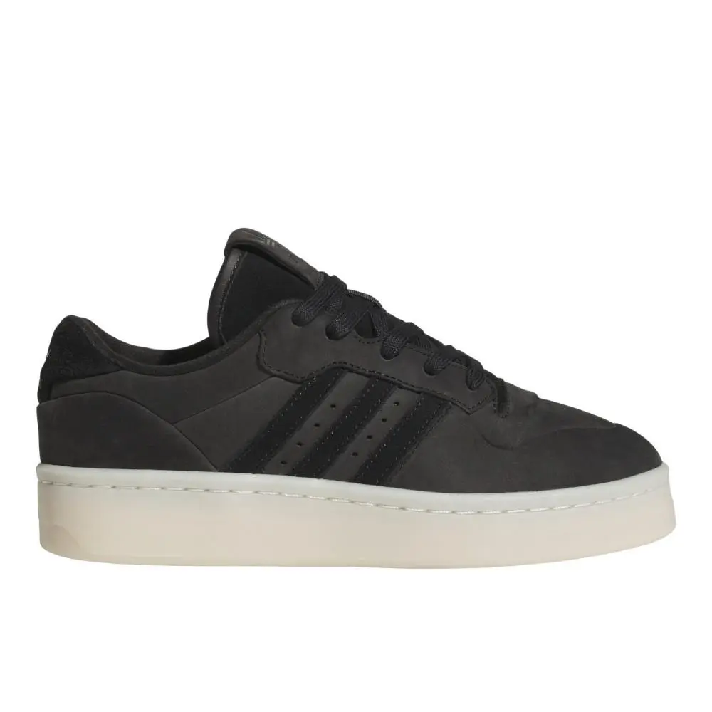 Adidas Rivalry Lux Low Lace Up Womens Black Sneakers Casual Shoes JR2677