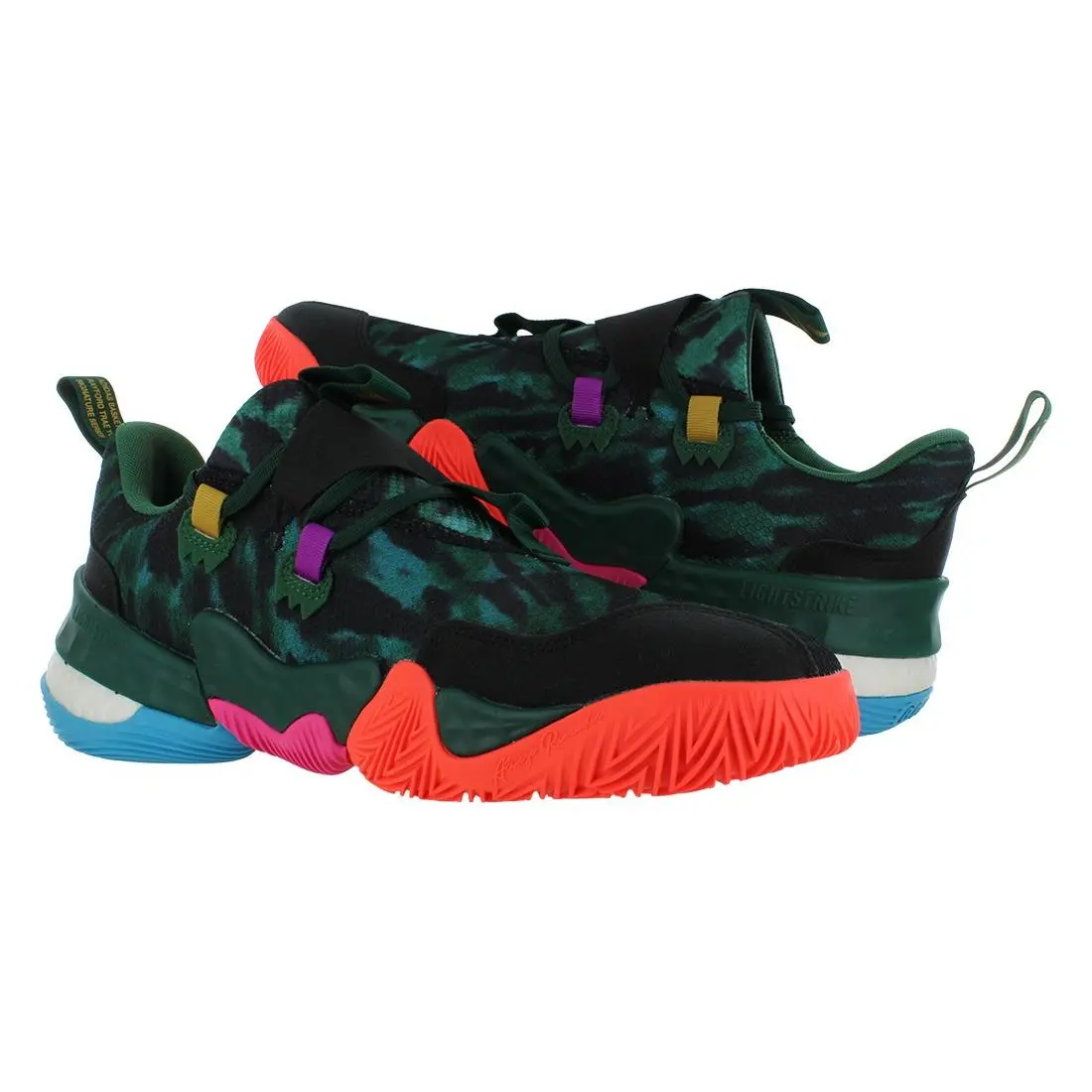 Adidas shoes - Dark Green/Gold Metallic/Core Black, Main: Multi-Colored 1