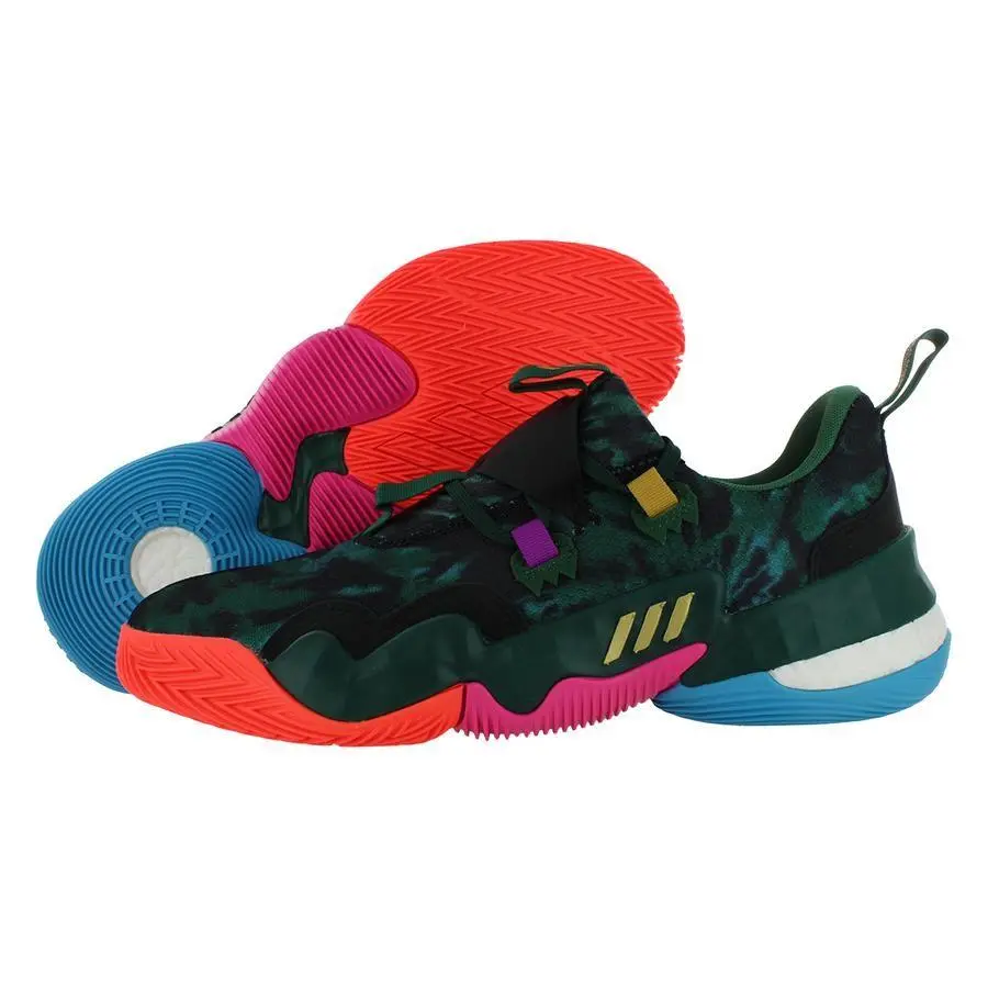 Adidas shoes - Dark Green/Gold Metallic/Core Black, Main: Multi-Colored 2