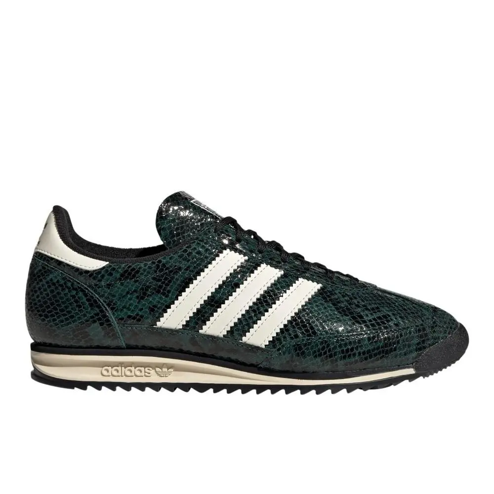 Adidas Sl 72 Og Lace Up Womens Green Sneakers Casual Shoes JS3982