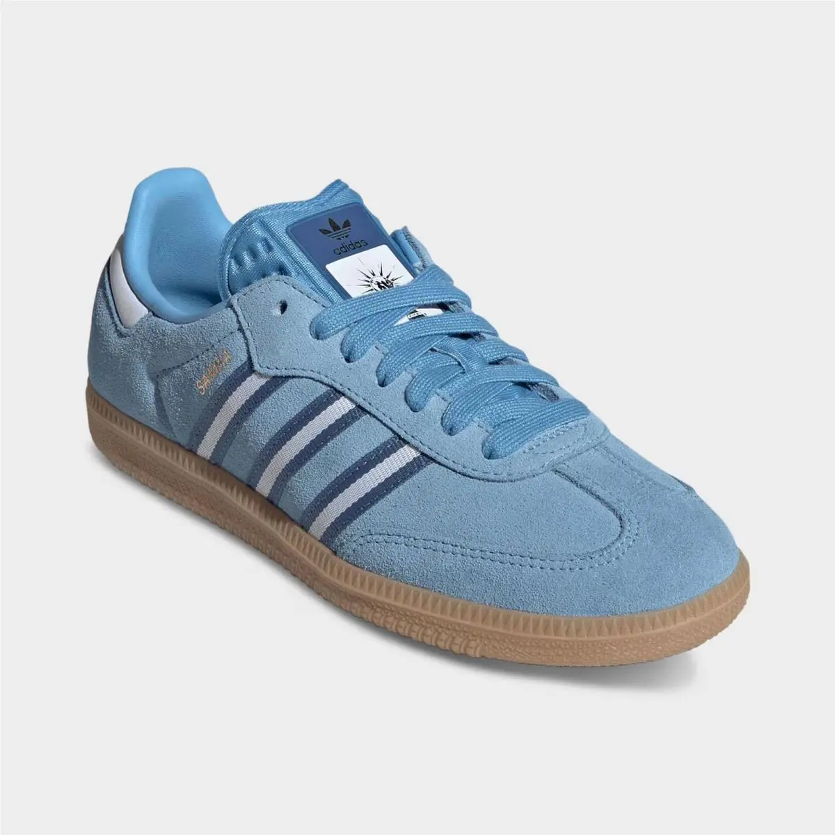 Adidas shoes - JP9499 450 - Light Blue/Cloud White/Gum 5