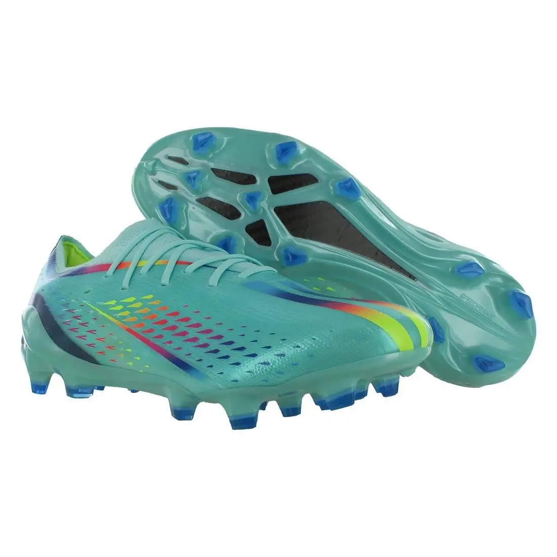Adidas shoes - Clear Aqua/Solar Red/Power Blue, Main: Blue 4
