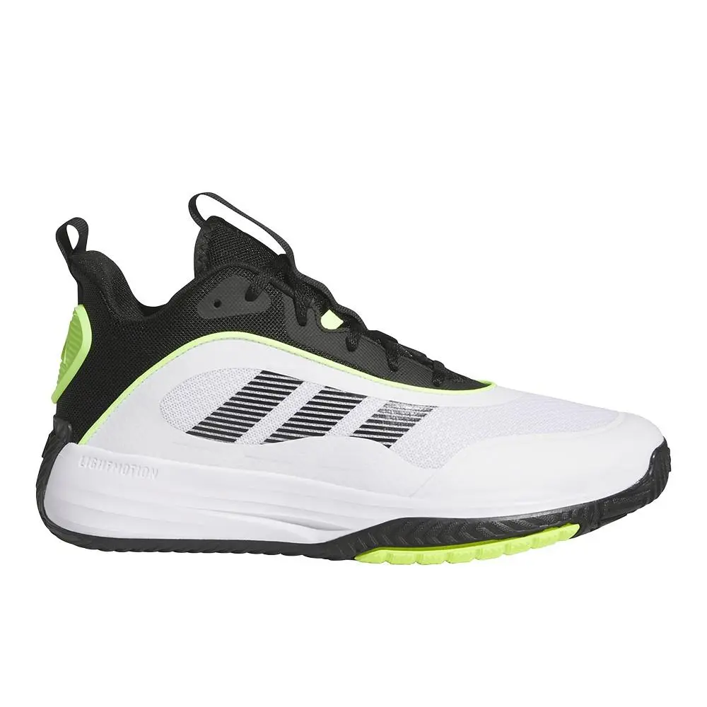 Adidas Ownthegame 3.0 Basketball Mens White Sneakers Athletic Shoes JS2173