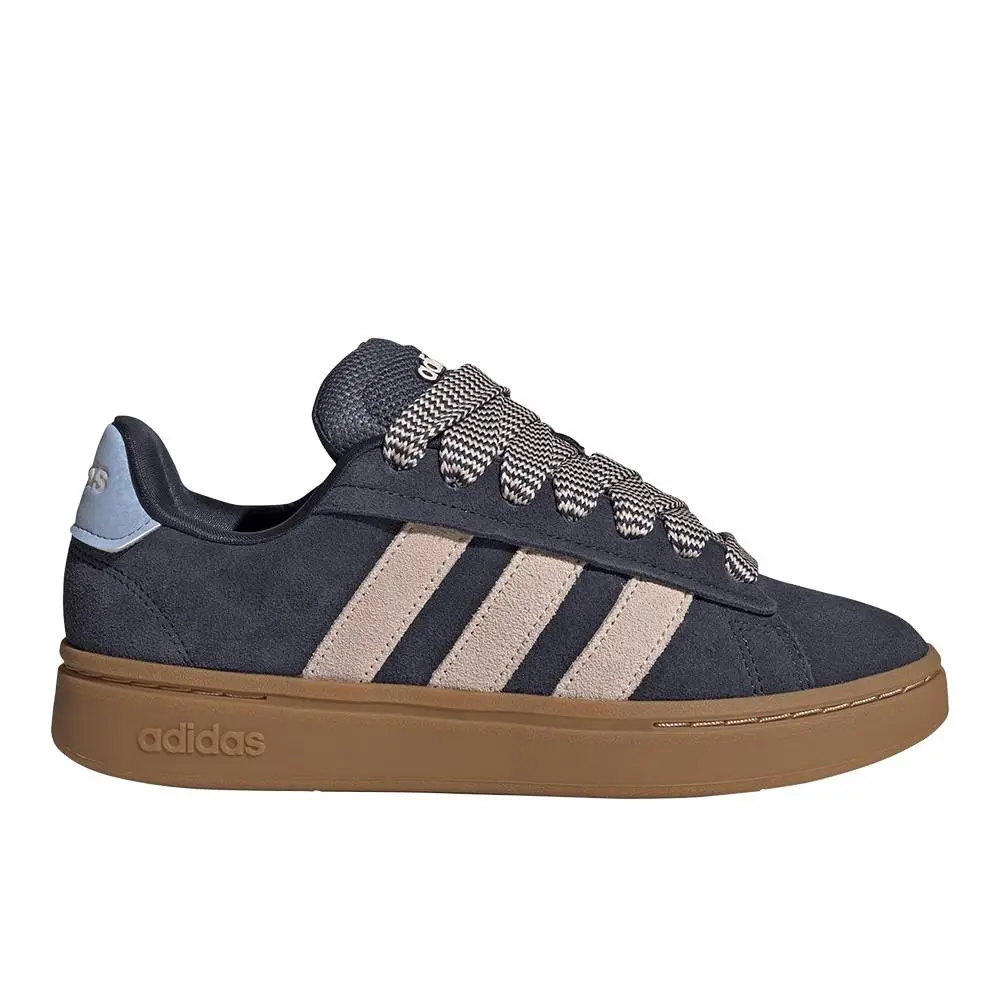Adidas Grand Court Alpha 00S Lace Up Female Blue Sneakers Casual Shoes JQ7281