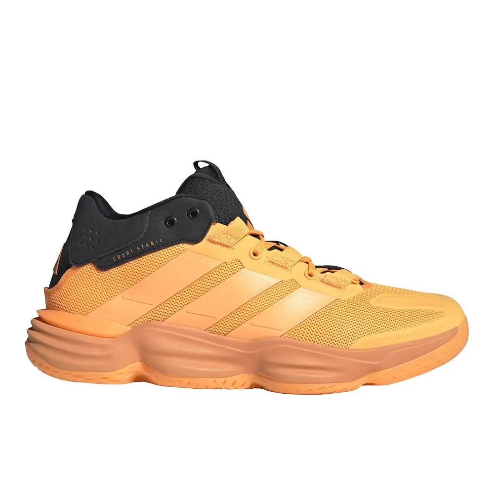 Adidas Courtstabil Volleyball Mens Orange Sneakers Athletic Shoes KI4038