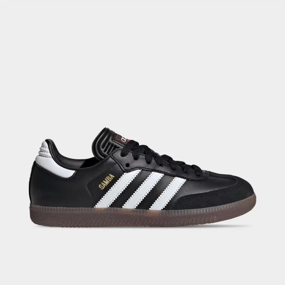 Big Kids` Adidas Originals Samba Indoor Soccer Shoes Black/white/gum IF1945 001