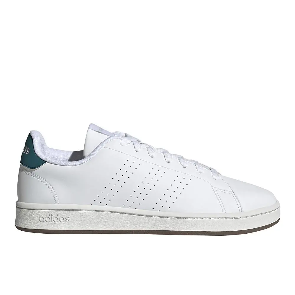 Adidas Advantage Lace Up Mens White Sneakers Casual Shoes GW5537