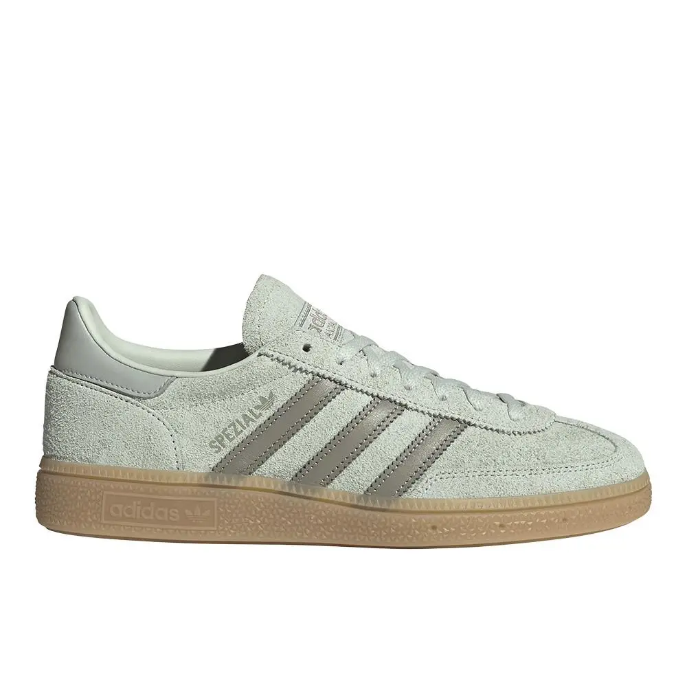 Adidas Handball Spezial Lace Up Womens Green Sneakers Casual Shoes JR3628