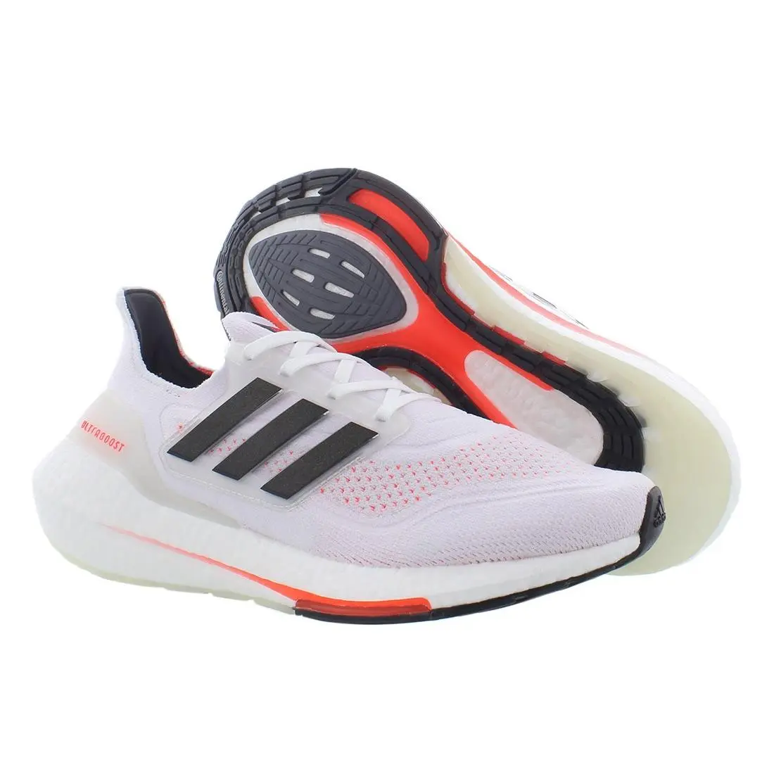Adidas shoes - White/Black/Solar Red, Main: White 4