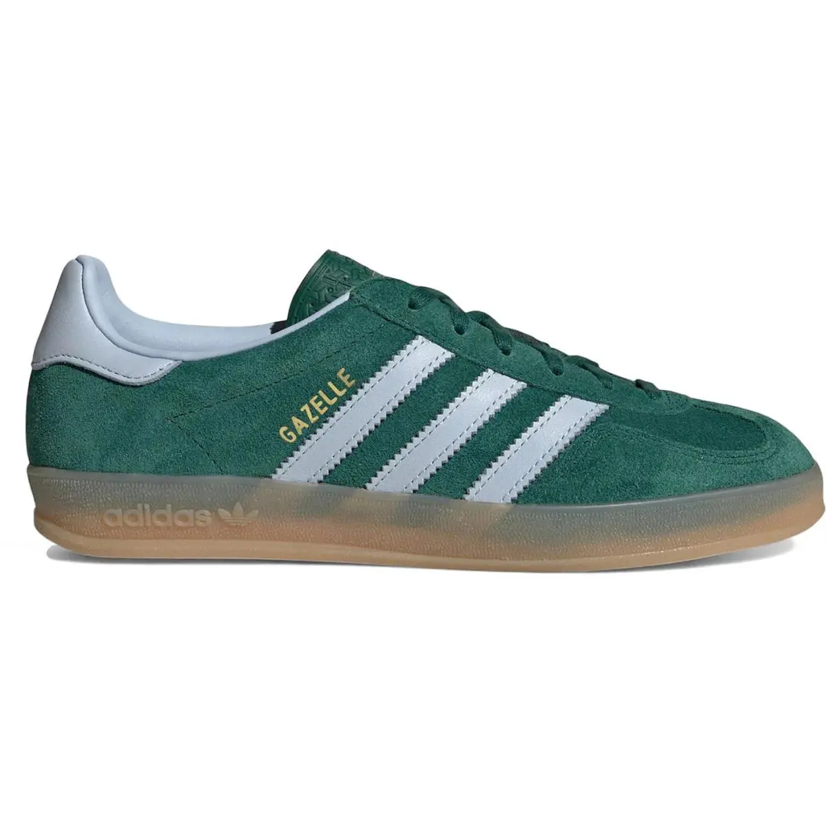 Adidas Gazelle Indoor Collegiate Green Crystal Sky Women`s