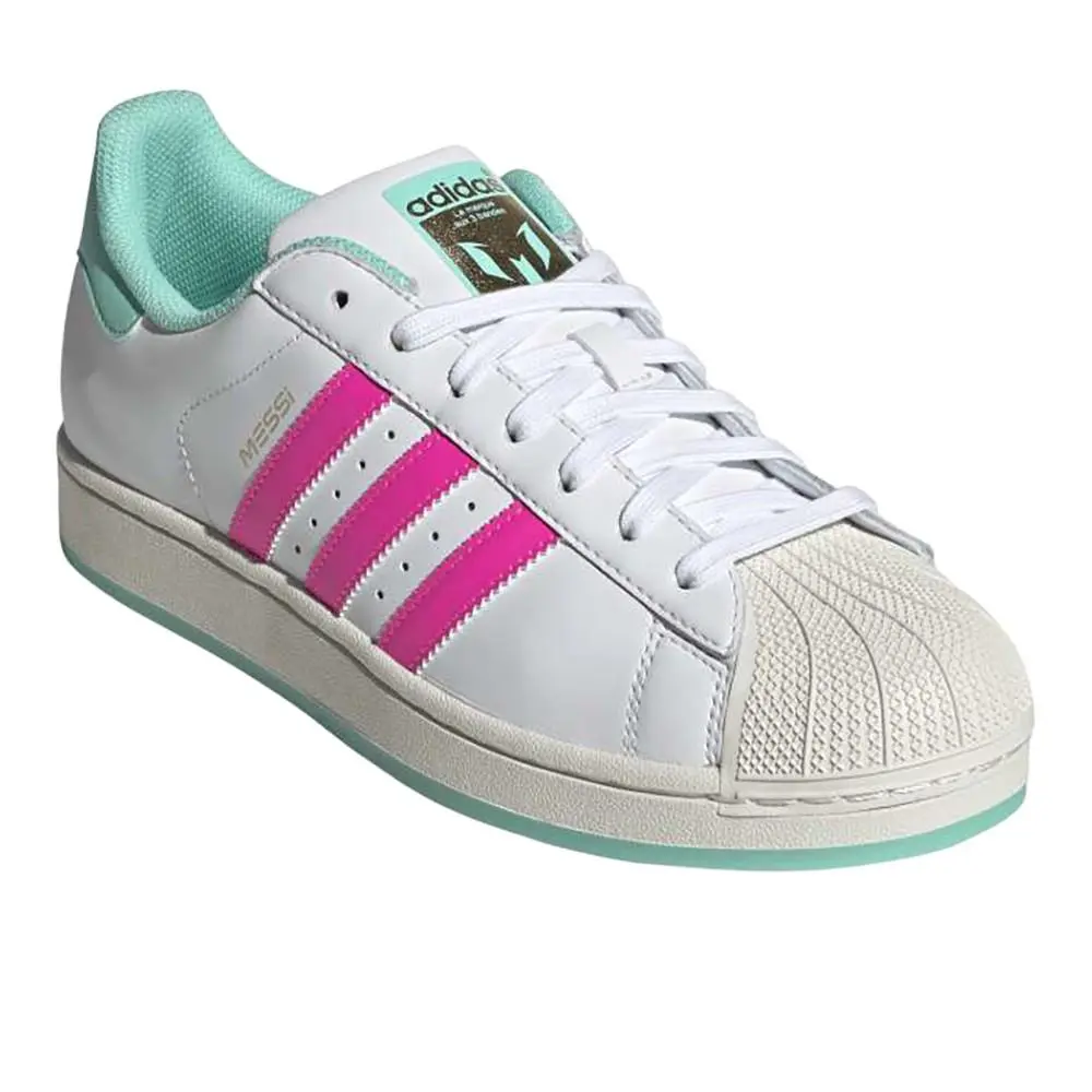 Adidas shoes - adidas Superstar Messi Lace Up - JR1979 - Pink, White 0