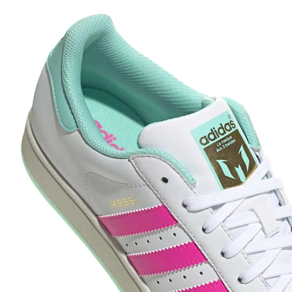 Adidas shoes - adidas Superstar Messi Lace Up - JR1979 - Pink, White 13