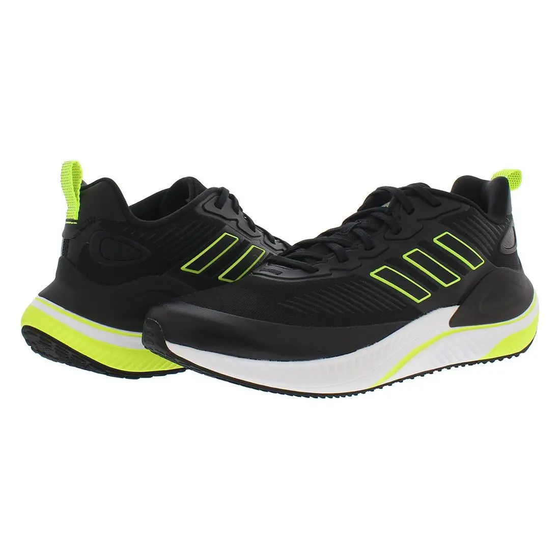 Adidas shoes - Black/Lime, Main: Black 6