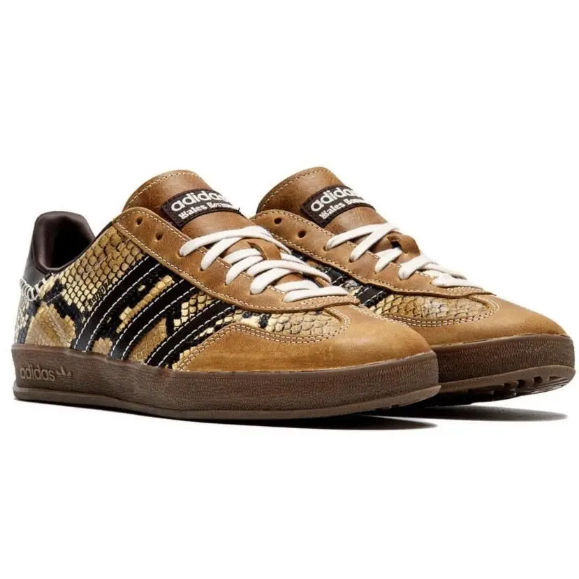 Adidas Gazelle Indoor Wales Bonner Snakeskin Brown Men`s US Sizes KK3641