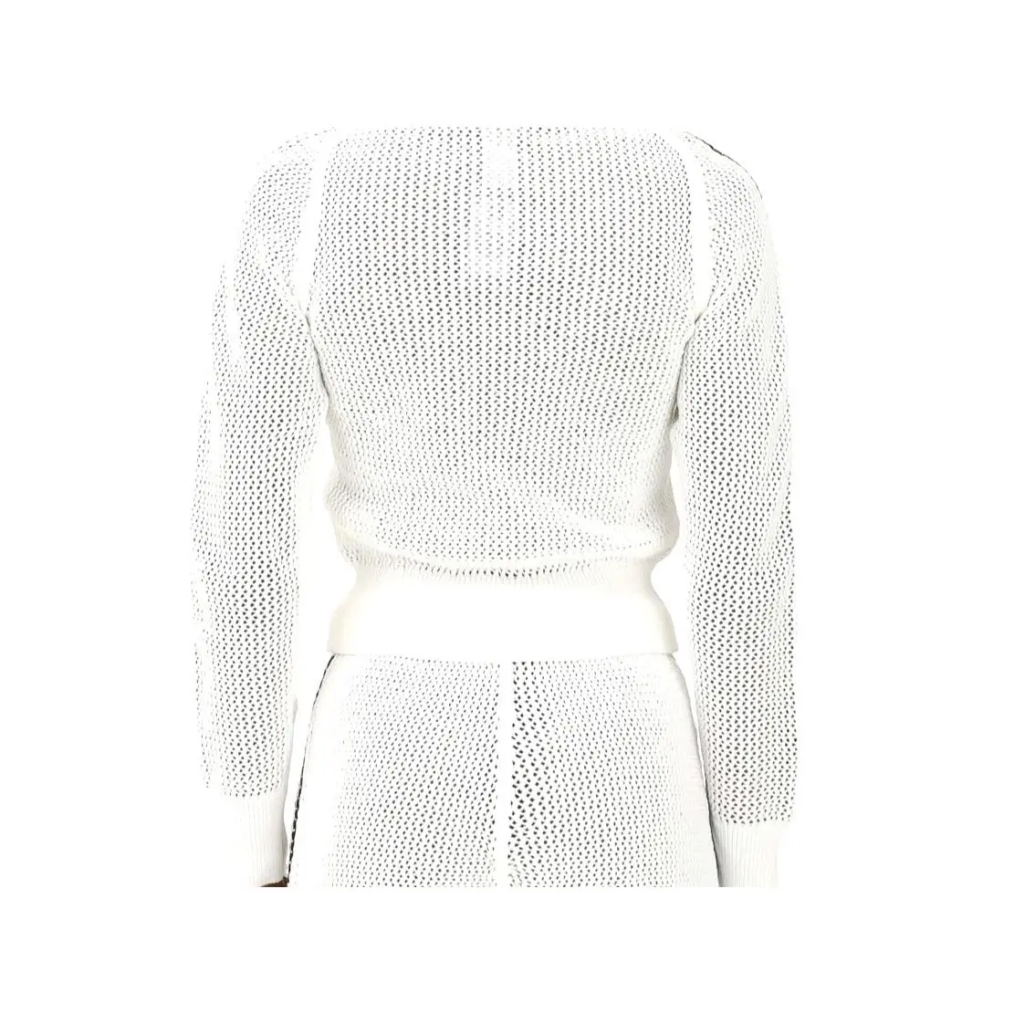 Adidas clothing - adidas KNITTED CROCHET FIREBIRD TRACK TOP - KC6496 - White, Manufacturer: Off White 2