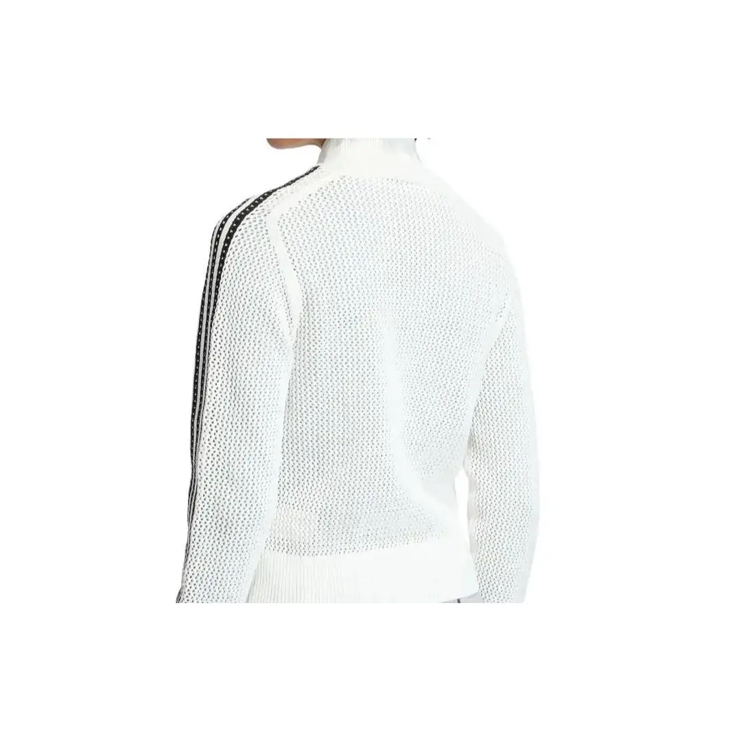 Adidas clothing - adidas KNITTED CROCHET FIREBIRD TRACK TOP - KC6496 - White, Manufacturer: Off White 3