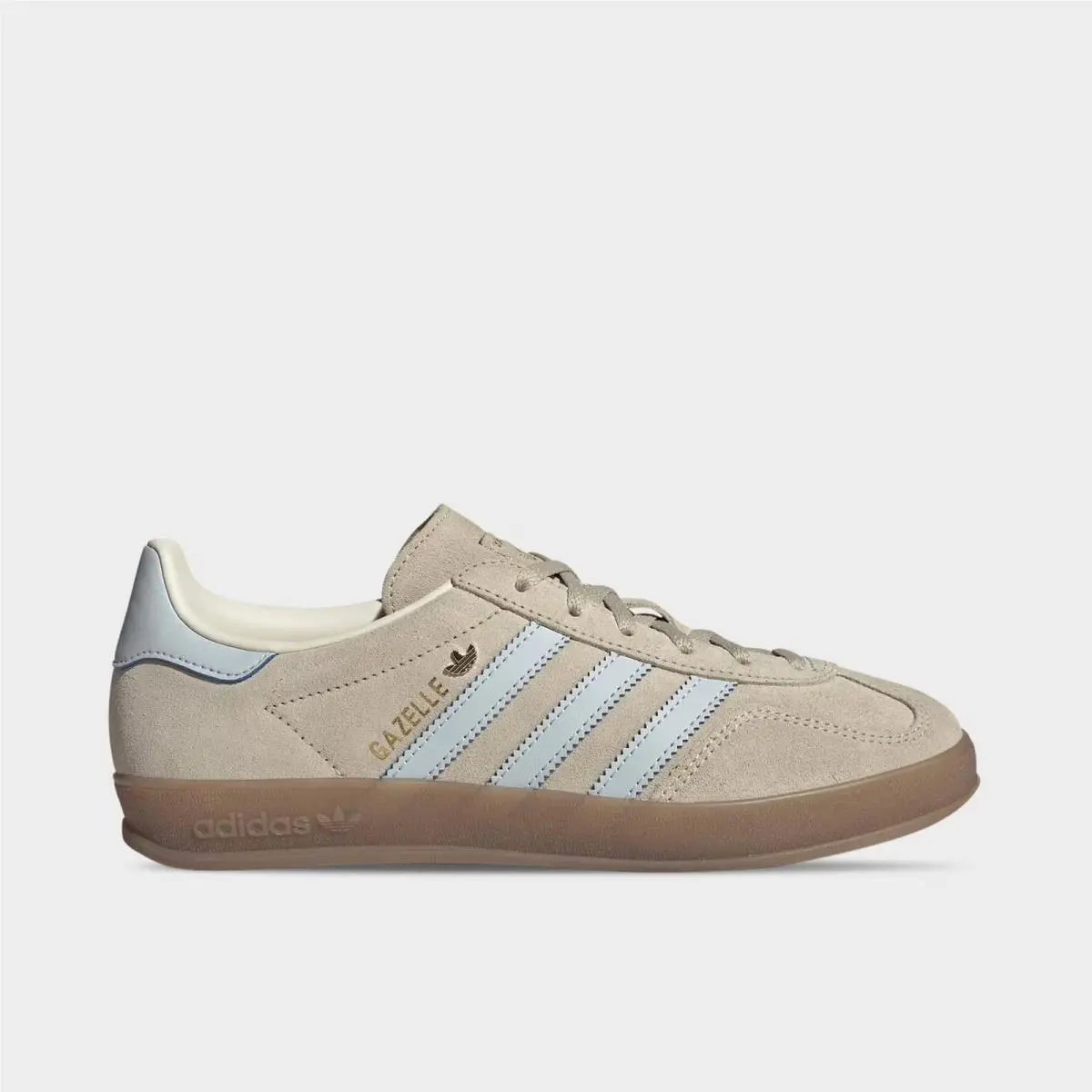 Women`s Adidas Originals Gazelle Indoor Wonder Beige/halo Blue/gum JR2432 264