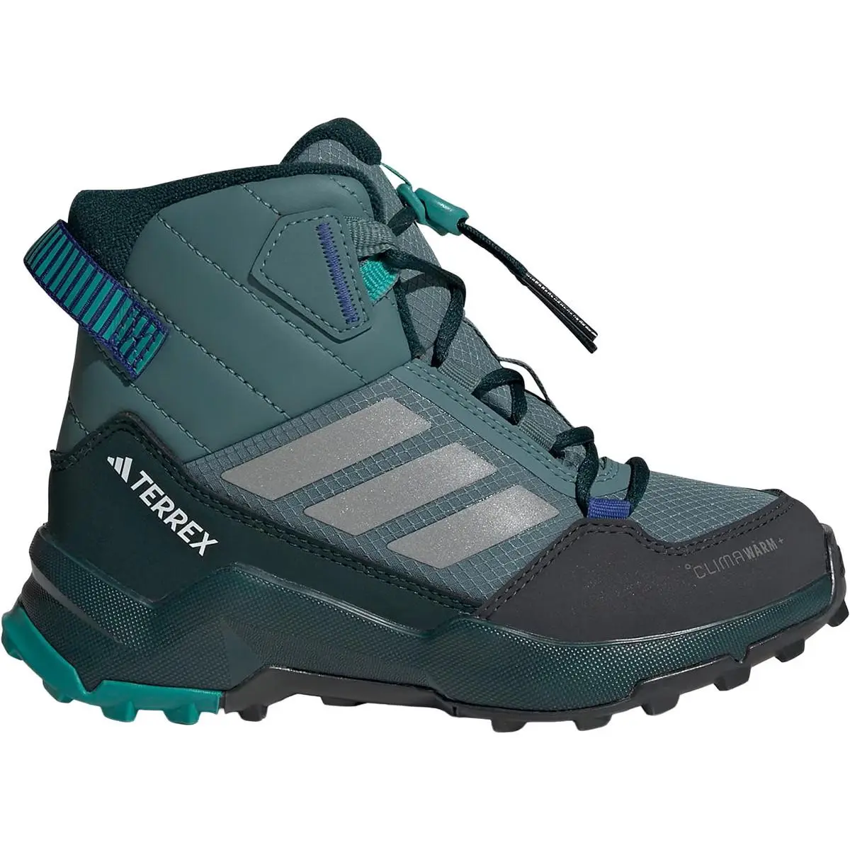 Adidas Terrex AX4R Cw+ Mid Shoe - Little Kids` Preloved Teal/matte Silver/pure T