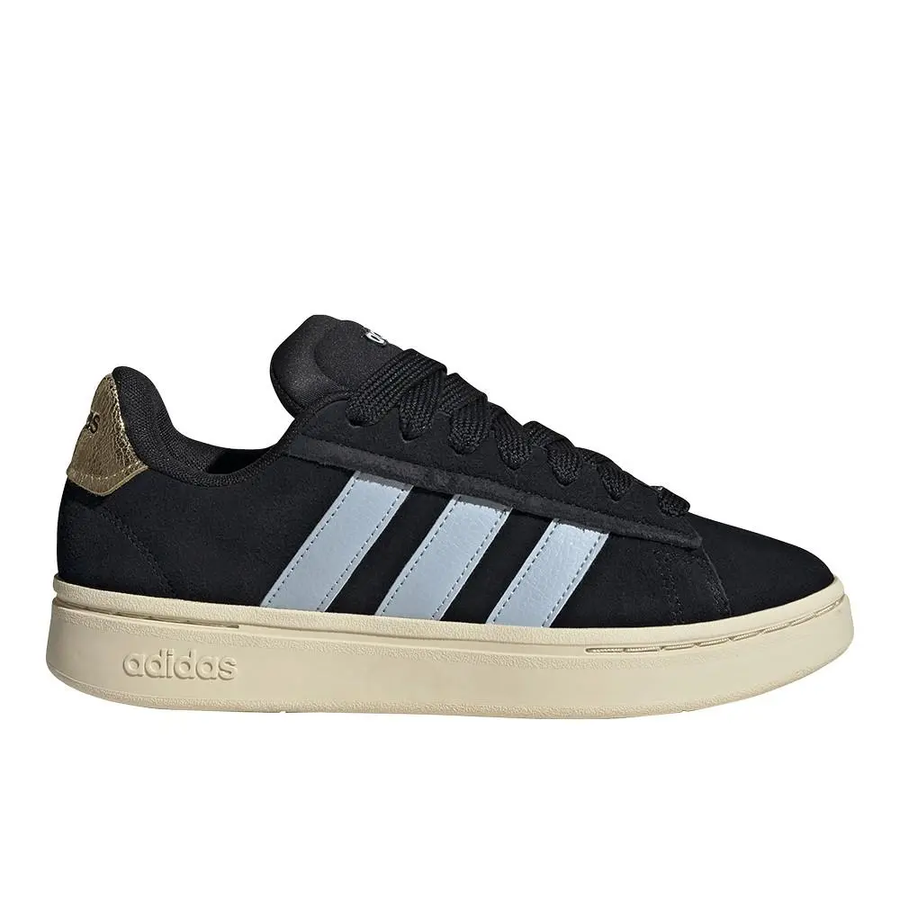 Adidas Grand Court Alpha 00S Lace Up Womens Black Sneakers Casual Shoes JH8671