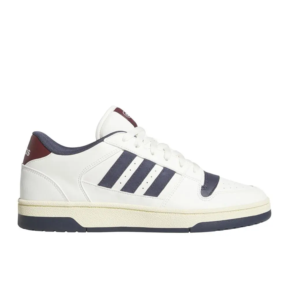 Adidas Break Start Lace Up Mens White Sneakers Casual Shoes JS3383